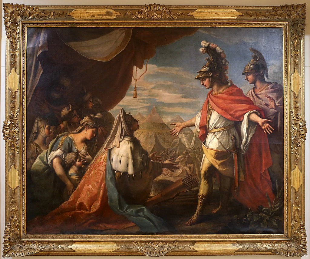 La regina di Persia davanti ad Alessandro